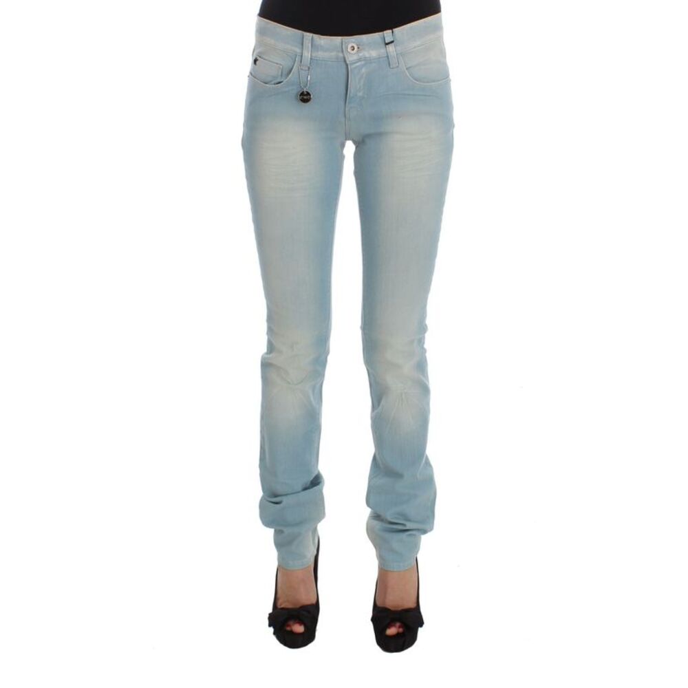 Costume National Chic Super Slim Blue Women's Jeans